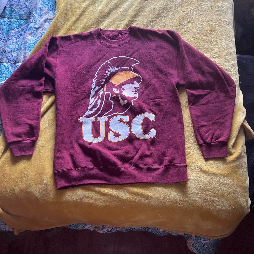 Warm USC sweatshirt